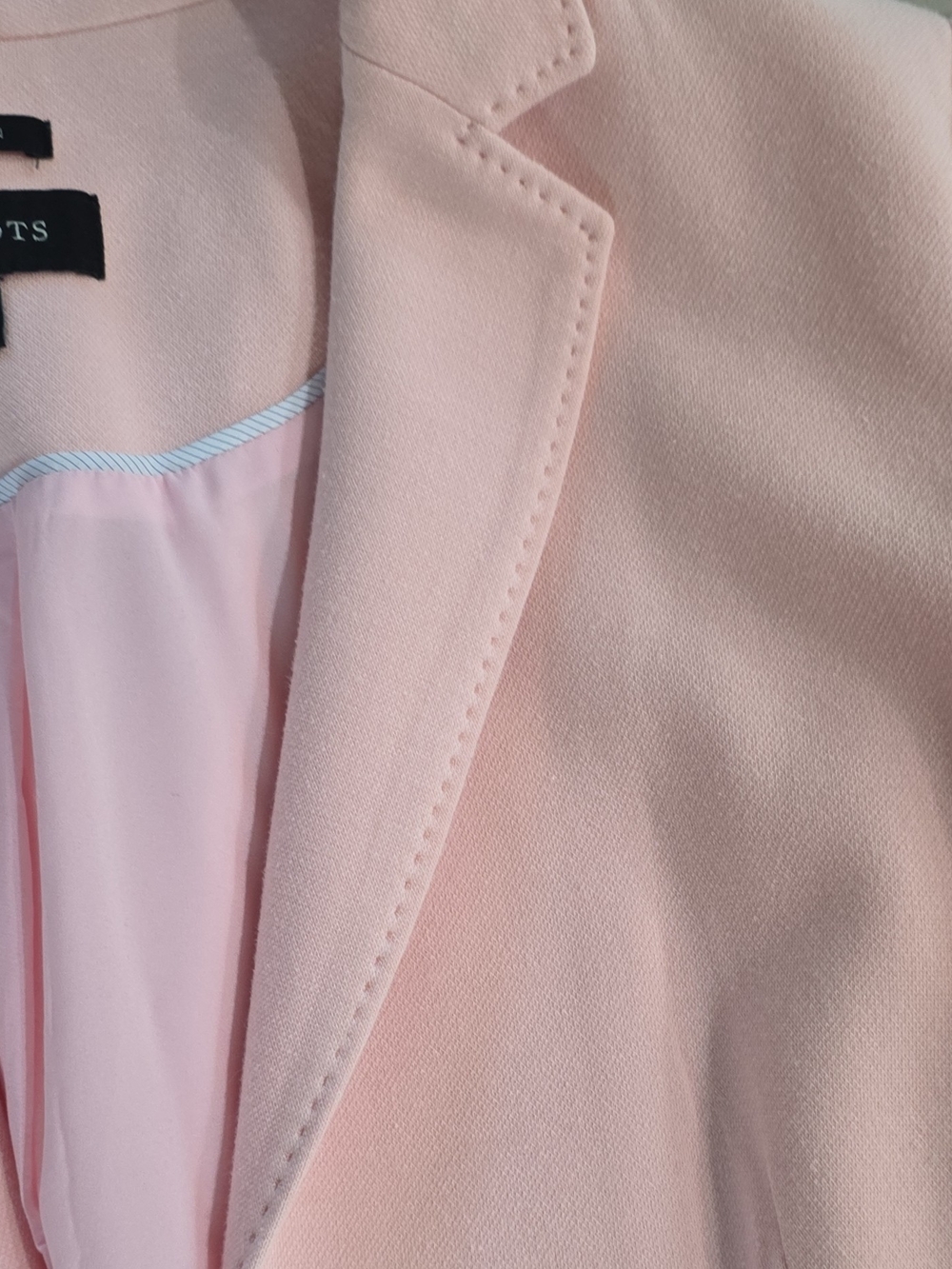 14 Talbot's Aberdeen Pink Women's Tailored Blazer - Classic Structured Jacket - Picture 4 of 10